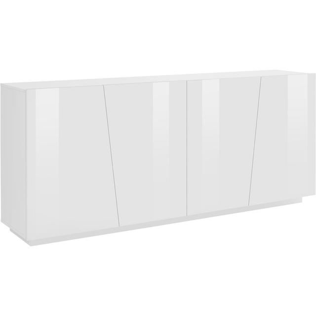 Beyzanur 200 Cm Wide Sideboard Ebern Designs Colour: White on Productcaster.