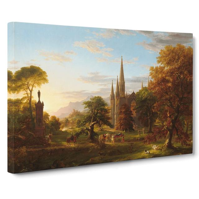 The Return by Thomas Cole - Wrapped Canvas Painting East Urban Home Size: 35cm H x 50cm W x 3cm D on Productcaster.