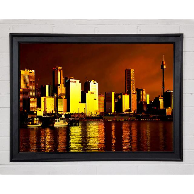 Chicago Brown - Print Longshore Tides Size: 42cm H x 59.7cm W x 1.5cm D on Productcaster.