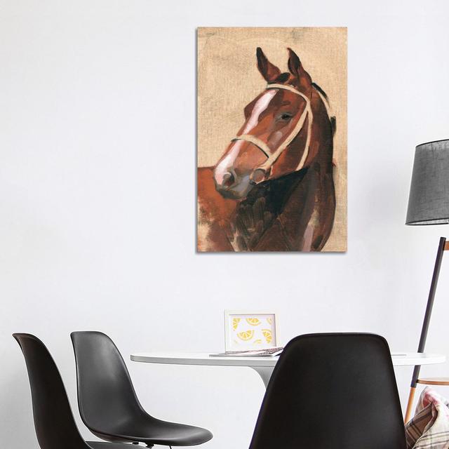 Thoroughbred III by Jacob Green - Wrapped Canvas Painting ClassicLiving Size: 101.6cm H x 66.04cm W x 3.81cm D on Productcaster.