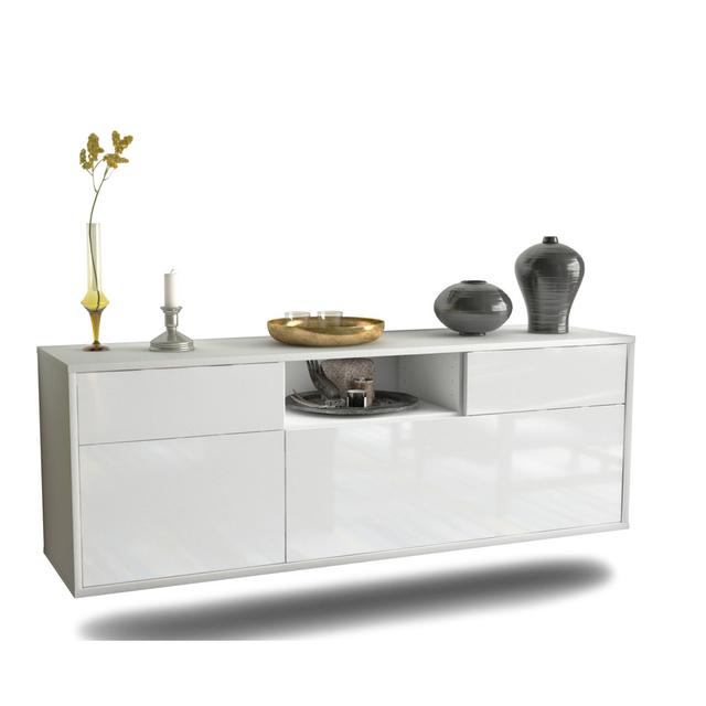 Kaydan Sideboard Latitude Run Colour: High Gloss White on Productcaster.