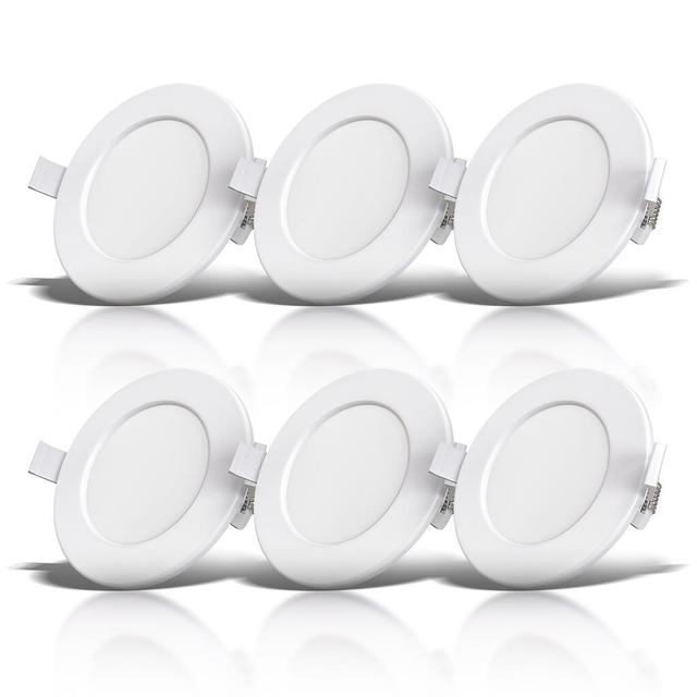 LED-Einbauleuchten-Set (Set of 6) B.K.Licht on Productcaster.