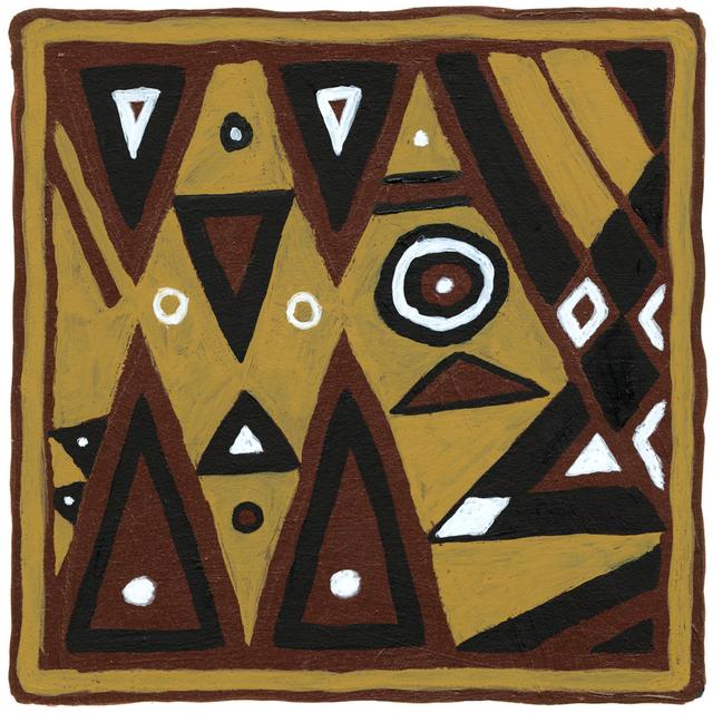 Tribal Rhythms II by Virginia A. Roper - Wrapped Canvas Painting Gracie Oaks Size: 91cm H x 91cm W x 3.8cm D on Productcaster.