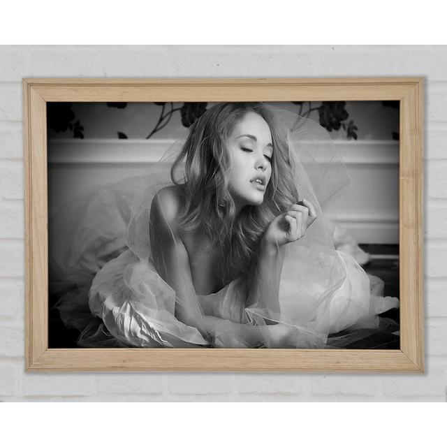 Bride Black And White - Single Picture Frame Art Prints Canora Grey Size: 59.7cm H x 84.1cm W x 1.5cm D on Productcaster.