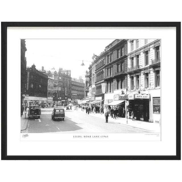 Leeds, Boar Lane C1965 - Single Picture Frame Print The Francis Frith Collection Size: 28cm H x 36cm W x 2.3cm D on Productcaster.