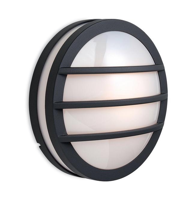 Parkhurst Graphite Outdoor Bulkhead Light Dakota Fields on Productcaster.