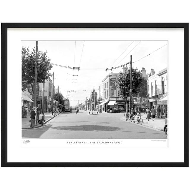 'Bexleyheath, the Broadway C1950' by Francis Frith - Picture Frame Photograph Print on Paper The Francis Frith Collection Size: 60cm H x 80cm W x 2.3c on Productcaster.