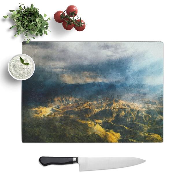 Sunlight over Lalibela in Ethiopia Chopping Board East Urban Home Size: 20cm W x 28.5cm L on Productcaster.