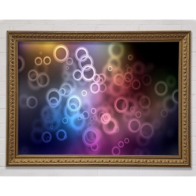 Abstract Circle Art - Single Picture Frame Art Prints Bright Star Size: 29.7cm H x 42cm W on Productcaster.