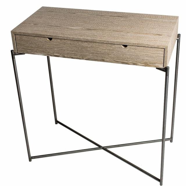 Davies Console Table Ebern Designs Colour (Table Base): Metal on Productcaster.