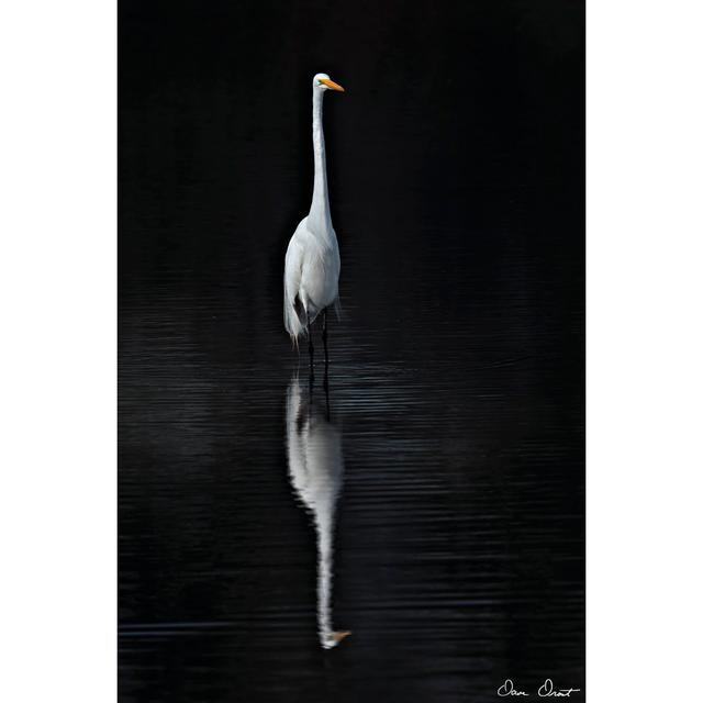 Elegant Egret I Highland Dunes Size: 46cm H x 30cm W on Productcaster.