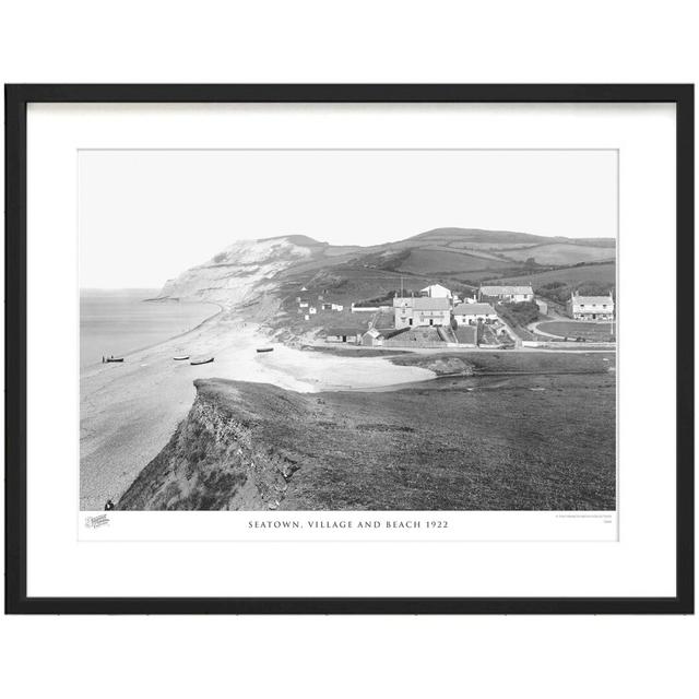 'Seatown, Village and Beach 1922' by Francis Frith - Picture Frame Photograph Print on Paper The Francis Frith Collection Size: 28cm H x 36cm W x 2.3c on Productcaster.