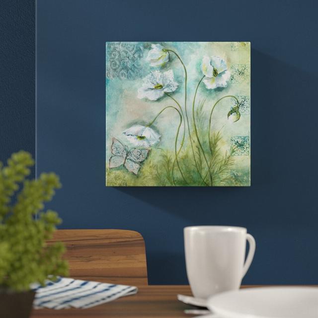 White Poppy by Tre Sorelle Studios - Wrapped Canvas Graphic Art Print East Urban Home Size: 60.96cm H x 60.96cm W on Productcaster.