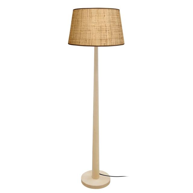 Venerdi 160cm Traditional Floor Lamp Ebern Designs Base Finish: Light Brown on Productcaster.