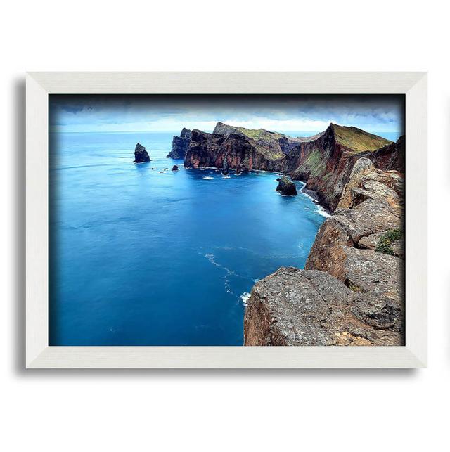 Coast Panoramic View Framed Print Wall Art Highland Dunes Size: 42cm H x 59.7cm W x 10cm D on Productcaster.