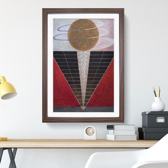 Altarpiece No.2 by Hilma Af Klint - Picture Frame Painting East Urban Home Frame Option: Walnut, Size: 48cm H x 36cm W x 2cm D on Productcaster.