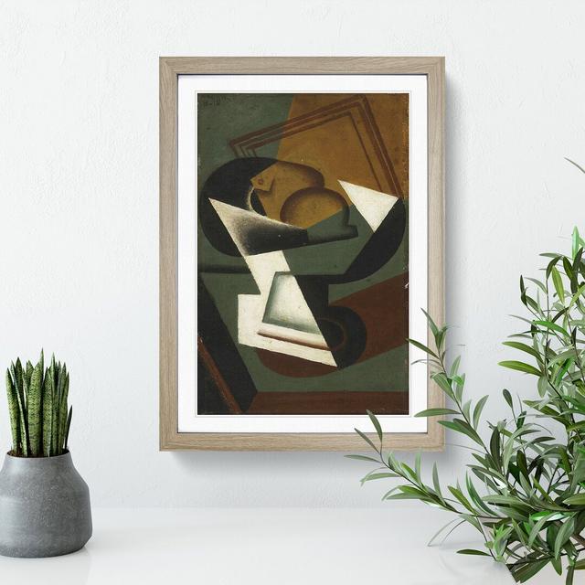 Cafeteria by Juan Gris - Picture Frame Painting East Urban Home Size: 36cm H x 27cm W x 2cm D, Frame Option: Oak Framed on Productcaster.