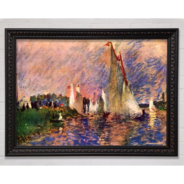 Renoir Regatta In Argenteui Framed Print Bright Star Size: 29.7cm H x 42cm W x 3cm D on Productcaster.