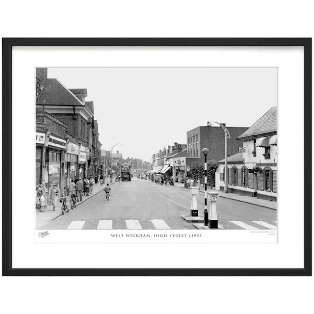 West Wickham, High Street C1955 by Francis Frith - Single Picture Frame Print The Francis Frith Collection Size: 40cm H x 50cm W x 2.3cm D on Productcaster.