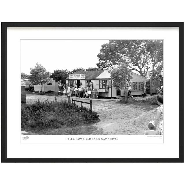 'Filey, Lowfield Farm Camp C1955' - Picture Frame Photograph Print on Paper The Francis Frith Collection Size: 60cm H x 80cm W x 2.3cm D on Productcaster.