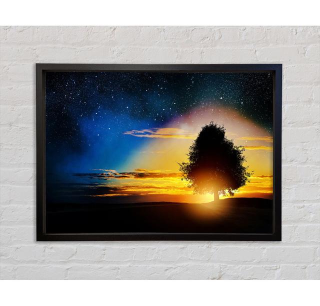 As The Stars Fall Framed Print Bright Star Size: 84.1cm H x 118.9cm W x 3.3cm D on Productcaster.