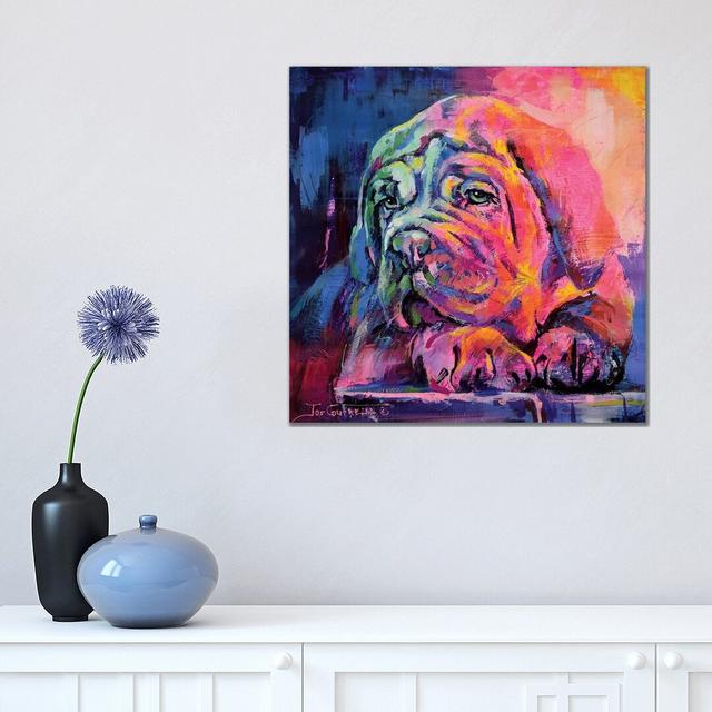 Bull Mastiff Puppy by - Wrapped Canvas ClassicLiving Size: 45.72cm H x 45.72cm W x 1.91cm D on Productcaster.