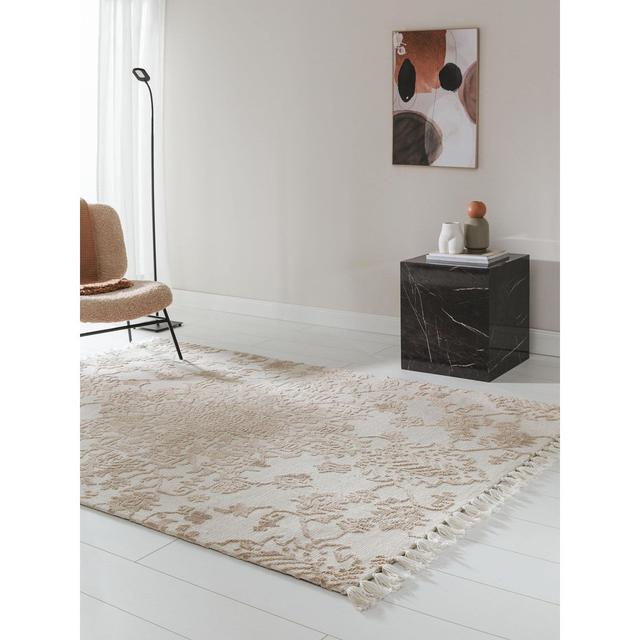 Terracotta/White Rug benuta Rug Size: Rectangle 80cm x 150cm on Productcaster.