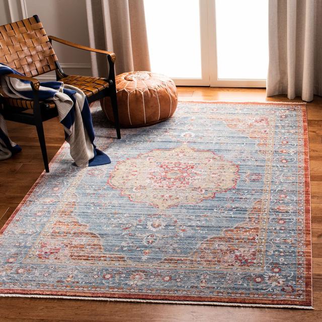 Mayle Blue Rug Bloomsbury Market Rug Size: Rectangle 160 x 230cm on Productcaster.