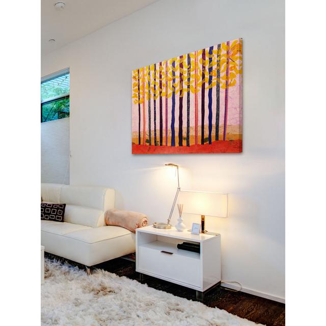 Dusk Woods by Lisa Mee - Wrapped Canvas Painting Print East Urban Home Size: 41cm H x 61cm W x 4cm D on Productcaster.