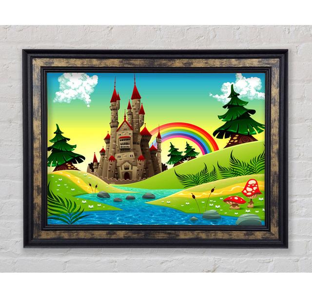 Magical Castle Far Far Away - Single Picture Frame Art Prints Rosalind Wheeler Size: 84.1cm H x 142.2cm W on Productcaster.