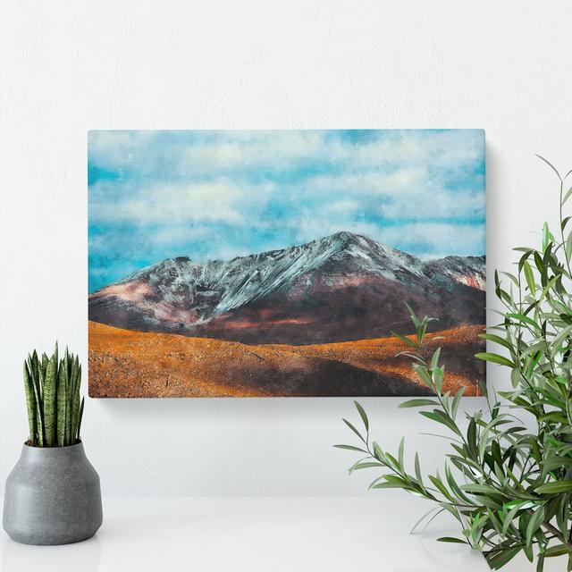 Chacaltaya Mountain in Bolivia - Wrapped Canvas Graphic Art East Urban Home Size: 40cm H x 60cm W x 3cm D on Productcaster.