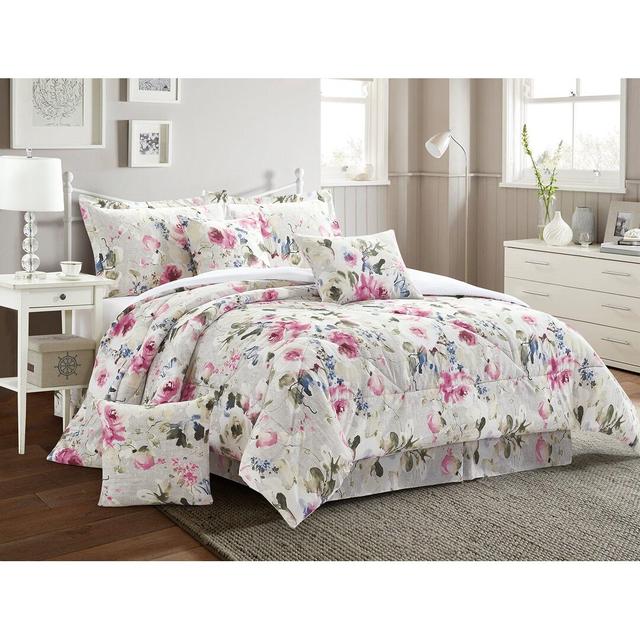 Marciniak Bedspread Marlow Home Co. Size: 225 x 225 cm Bedspread - 2 Pillowcases on Productcaster.