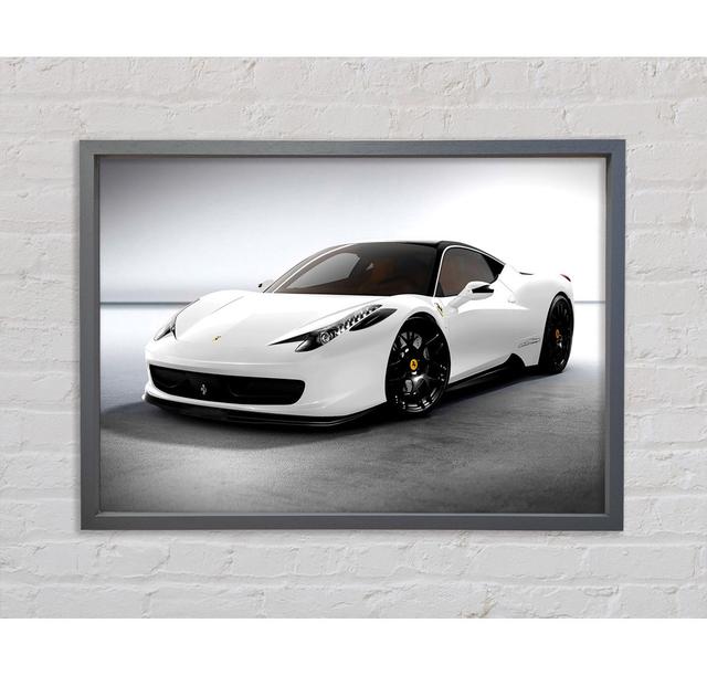 Oakley Design Ferrari 458 Italia - Single Picture Frame Art Prints on Canvas Ebern Designs Size: 59.7cm H x 84.1cm W x 3.3cm D on Productcaster.