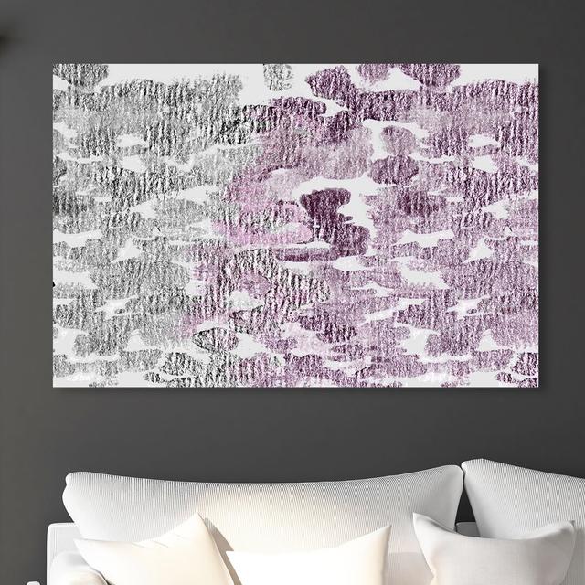 'Amethyst Vs Platinum' Graphic Art on Wrapped Canvas East Urban Home Size: 40.6 cm H x 61 cm W on Productcaster.