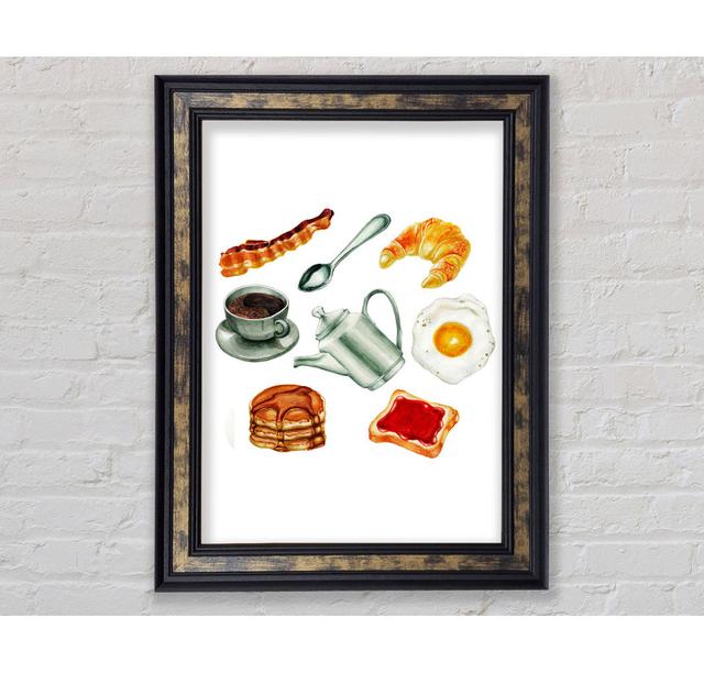 Breakfast Ready Framed Print Bright Star Size: 29.7cm H x 42cm W on Productcaster.