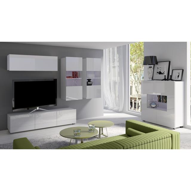 Mandurah Entertainment Unit for TVs up to 39" Brayden Studio Colour: White Gloss on Productcaster.