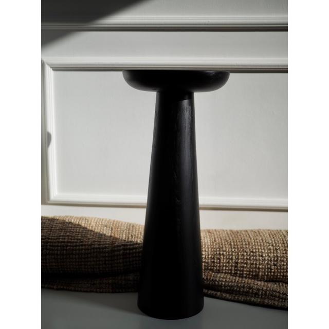 Kyrie Mushroom Longest Side Table Metro Lane Colour: Black on Productcaster.