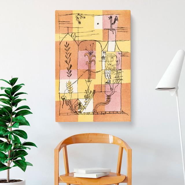 In The Spirit Of Hoffmann by Paul Klee - Wrapped Canvas Painting East Urban Home Size: 76cm H x 50cm W x 3cm D on Productcaster.