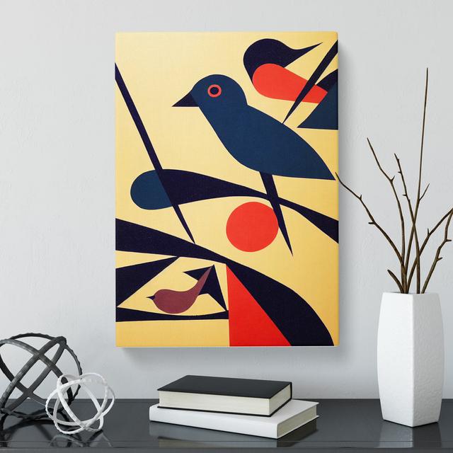 CAN-V0523-2258X Simple Abstract Bird Vol.1 - Wrapped Canvas Print Marlow Home Co. Size: 76cm H x 50cm W x 3cm D on Productcaster.