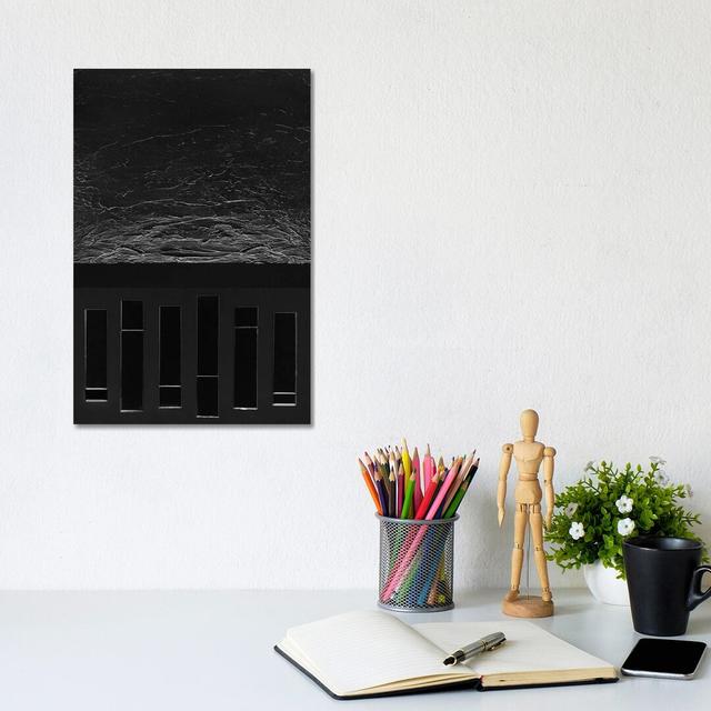 Noir - Graphic Art Print on Canvas Latitude Run Format: Wrapped Canvas, Size: 30.48cm H x 20.32cm W x 1.91cm D on Productcaster.