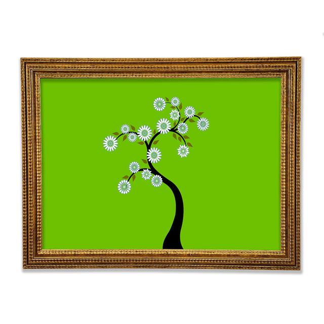 White Flower Tree - Print Bright Star Size: 29.7cm H x 42cm W on Productcaster.