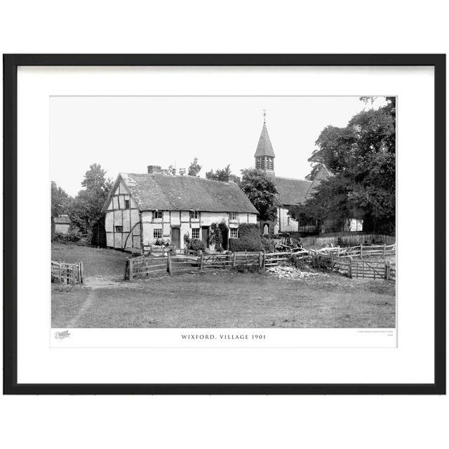 'Wixford, Village 1901' - Picture Frame Photograph Print on Paper The Francis Frith Collection Size: 40cm H x 50cm W x 2.3cm D on Productcaster.