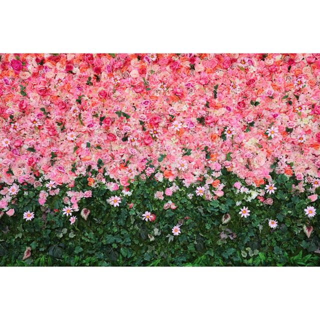 Flowers Wall by Tolgart - No Frame Print on Canvas 17 Stories Size: 81cm H x 122cm W on Productcaster.