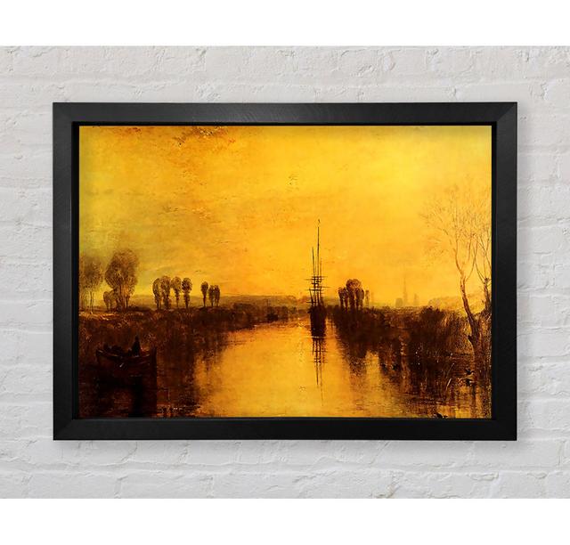 Joseph Mallord Turner Chichester Canal Framed Print Bright Star Size: 100cm H x 141.4cm W on Productcaster.