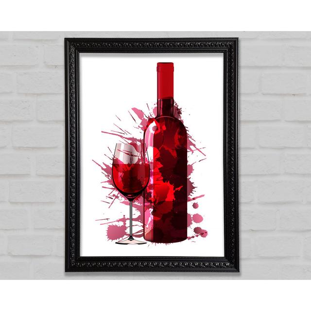 Rotwein-Spritzer - Druck Bright Star Größe: 84,1 cm H x 59,7 cm B on Productcaster.