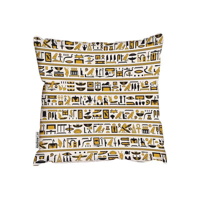 Egyptian Cushion with Filling Andrew Lee Size: 45 x 45cm on Productcaster.