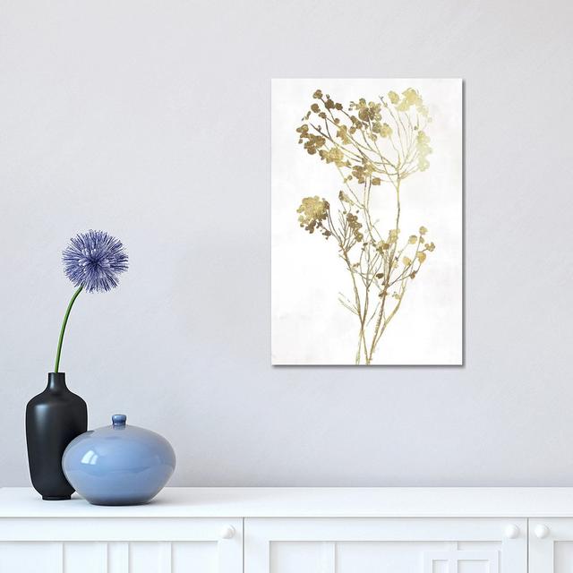 Gold Botanical II - Wrapped Canvas Print Rosalind Wheeler on Productcaster.