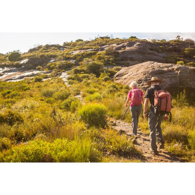 Senior Couple In Mountains by Davidf - No Frame Art Prints on Canvas Alpen Home Size: 20cm H x 30cm W on Productcaster.