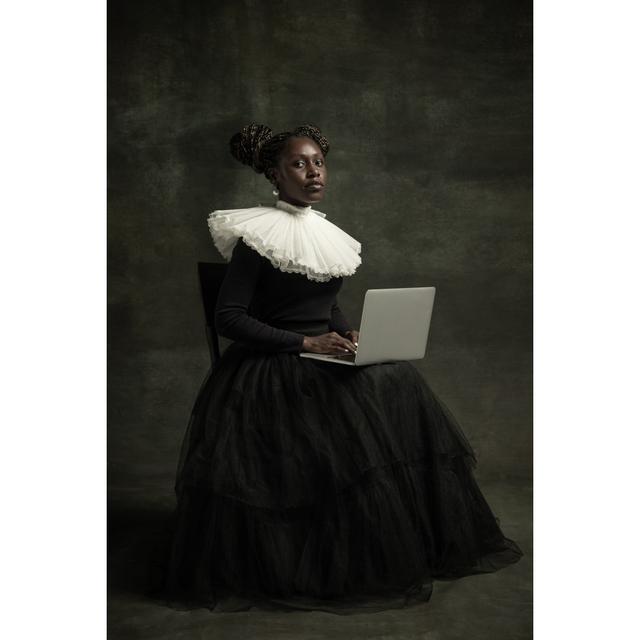 Portrait of Medieval African Young Woman. - Wrapped Canvas Photograph Canora Grey Size: 122cm H x 81cm W x 3.8cm D on Productcaster.