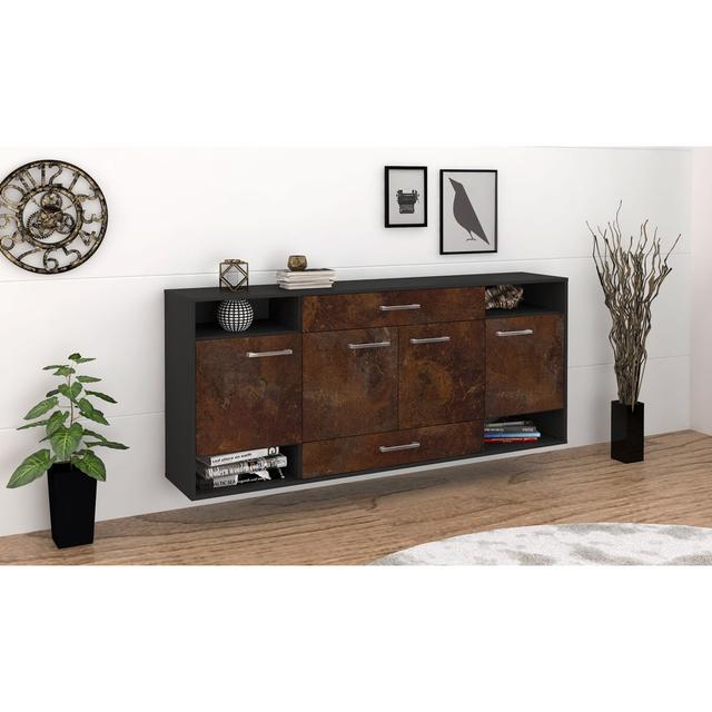 Sideboard Barrise Brayden Studio Farbe (Korpus/Front): Rost/Anthrazit on Productcaster.